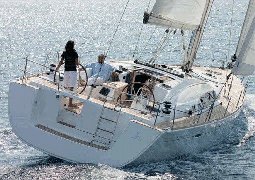 Oceanis54 at sail