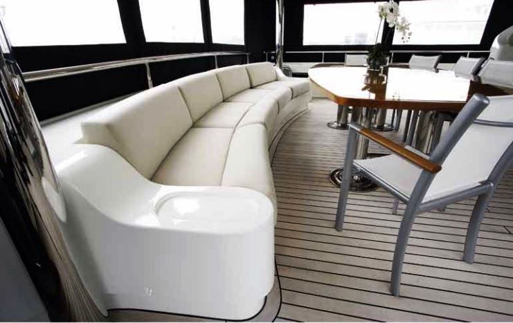 PANFELISS Motor Yacht -   Aft Deck Seating