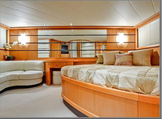 Pershing Yacht SILVER SEA - Master Cabin