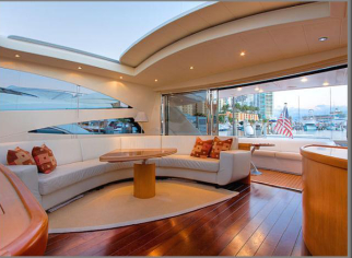 Pershing Yacht SILVER SEA - Salon
