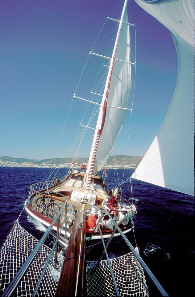 Queen of Karia Yacht under sail