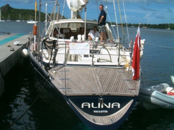 Sail Yacht ALINA -   Stern View