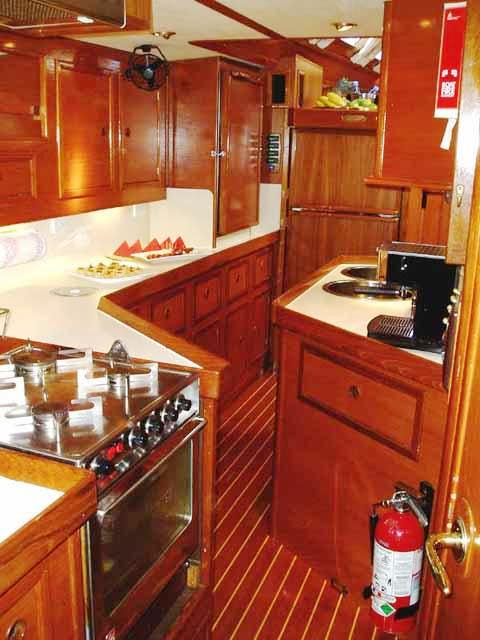 Sail Yacht COCONUT -  Galley