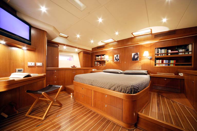 Sail Yacht DHARMA -  Master Cabin