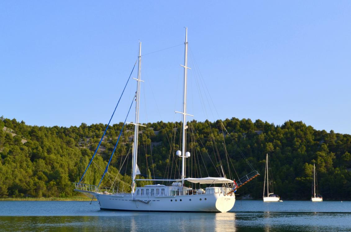 Sail Yacht DVI MARIJE - At Anchor