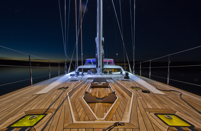 Sail Yacht INFINITY -  On Deck