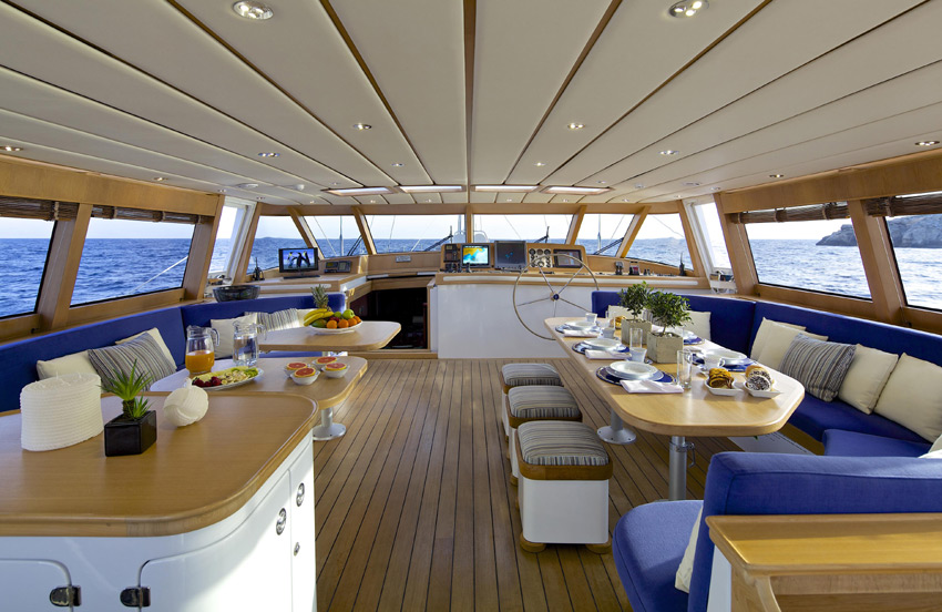 Sail yacht ALLURE -  Upper Salon
