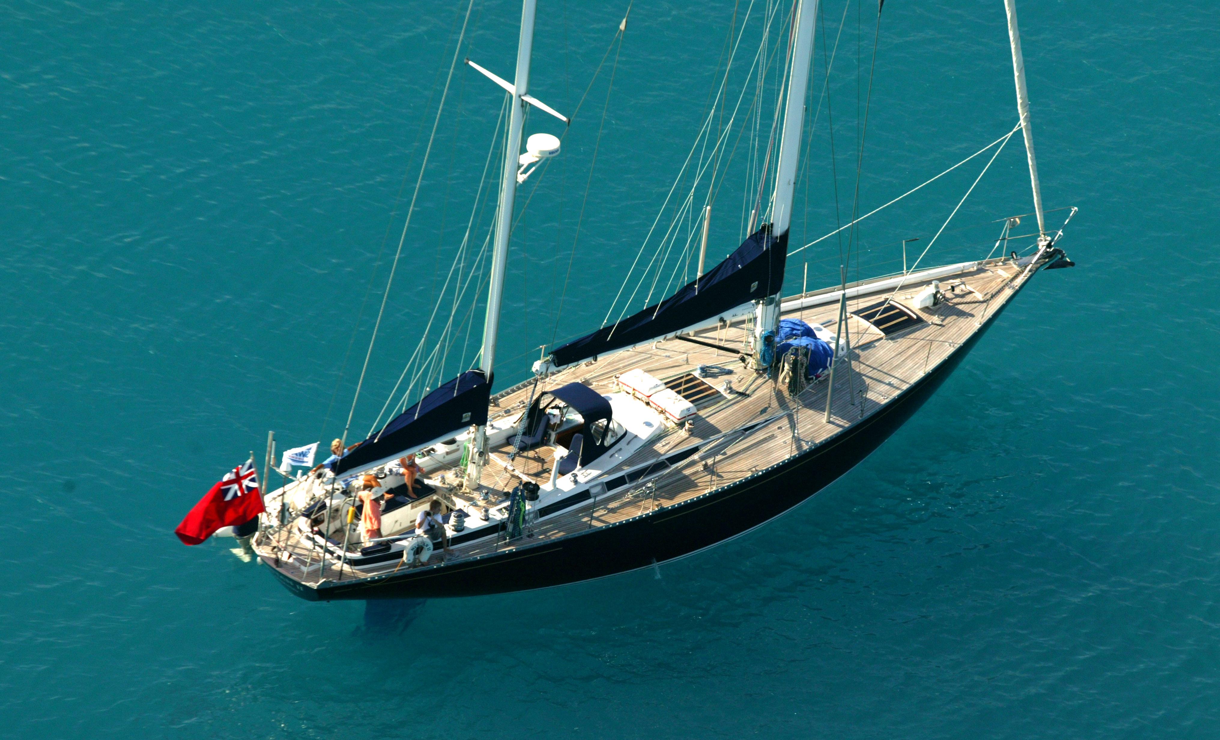 Sail yacht MARGAUX -  At Anchor