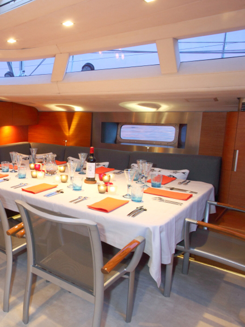Sailing Yacht ATTIMO - Dining