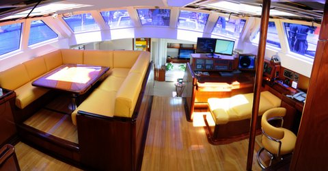 Sailing Yacht Billy Budd 2 -  Deck House Salon