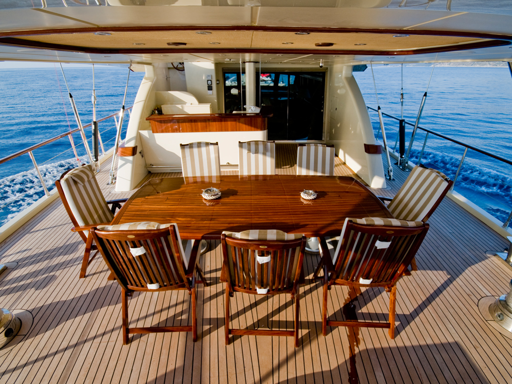 Sailing Yacht DAIMA - Main Aft Deck