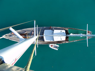 Sailing Yacht TAU -  From Above