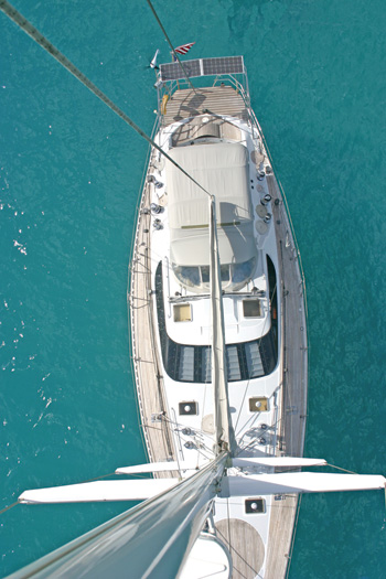 Sailing yacht ANAHITA - From Above