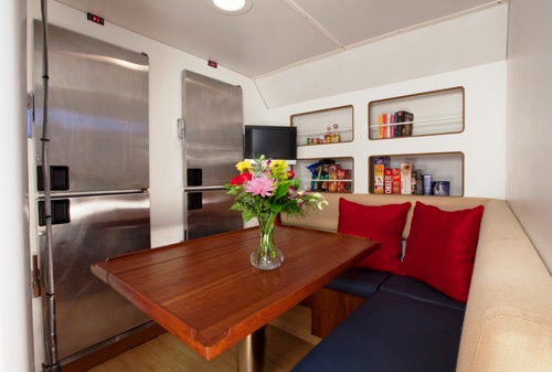 Sailing yacht APACHE -  Galley Dinette