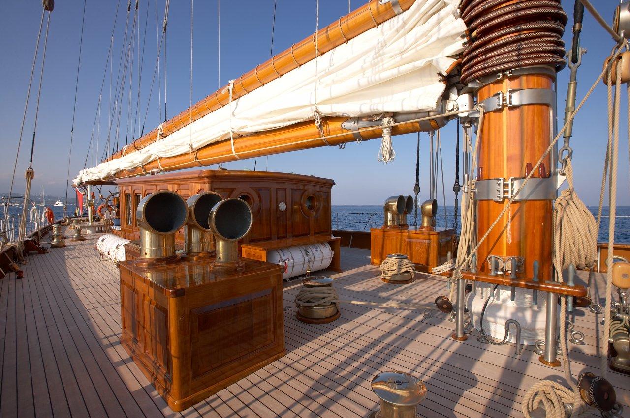 Sailing yacht Germania Nova -  On Deck