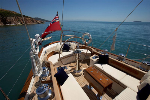 Sailing yacht KEALOHA -  Spacious Deck
