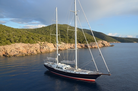 Sailing yacht KESTREL -  Main
