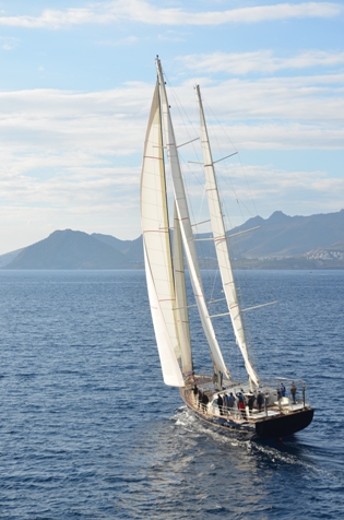 Sailing yacht KESTREL -  Sailing