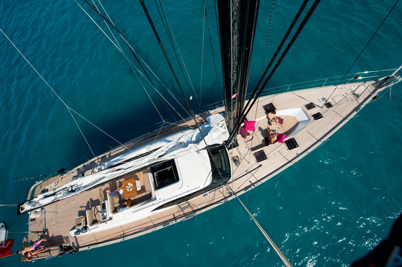 Sailing yacht LUSH - From the Mast