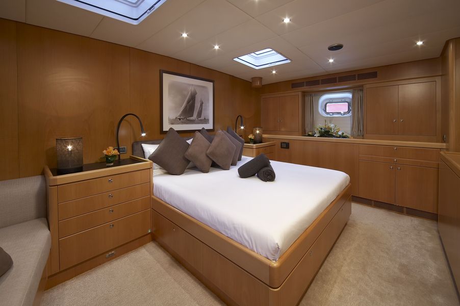 Sailing yacht Nephele -  Master Cabin