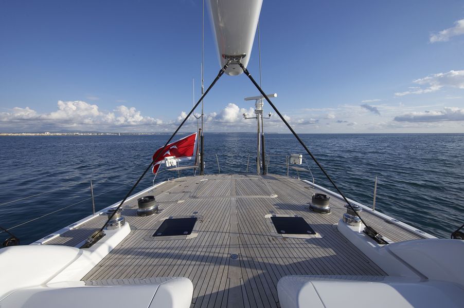 Sailing yacht Nephele -  On Deck