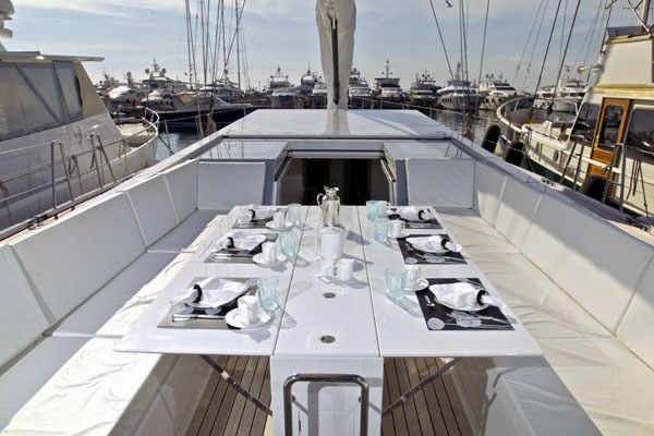Sailing yacht POLYTROPON II -  Al fresco Dining
