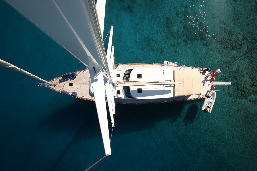 Sailing yacht TANGO CHARLIE - From Above