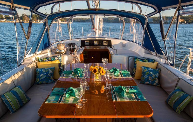 Sailing yacht VOO DOO -  Cockpit Al Fresco Dining