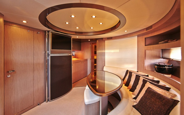 Sakura yacht interior