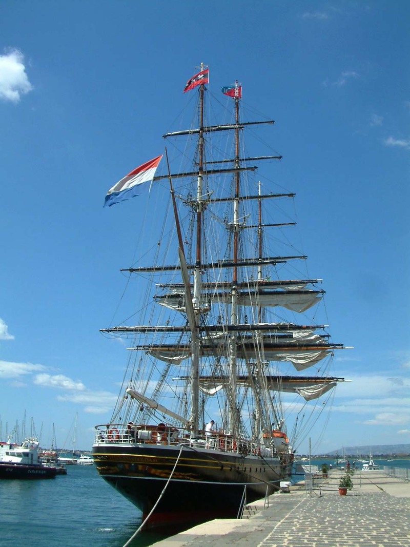 Stad Amsterdam moored