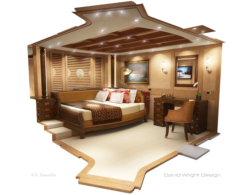 Super yacht ZanZibas luxury interior