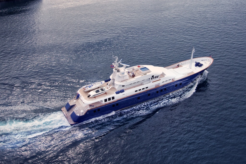Superyacht NORTHERN SUN - From Above