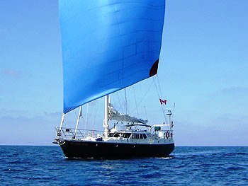Western Grace Spinnaker Sailing
