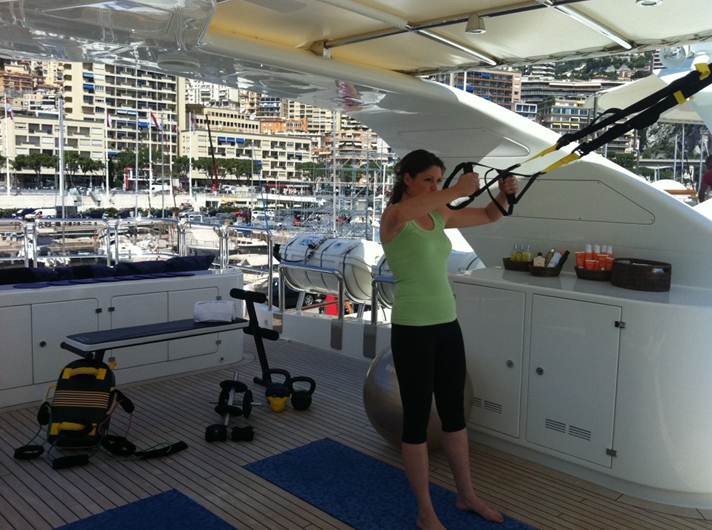 Yacht AFRICAN QUEEN -  Fitness on the Sundeck