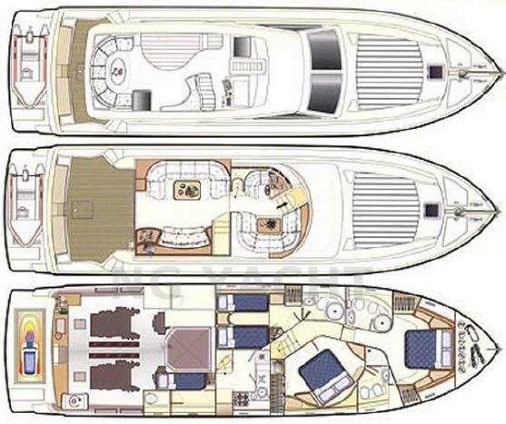 Yacht ANATES II - Layout