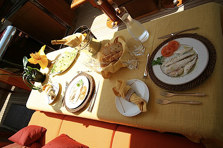 Yacht ASPRA 38 -  Al Fresco Dining