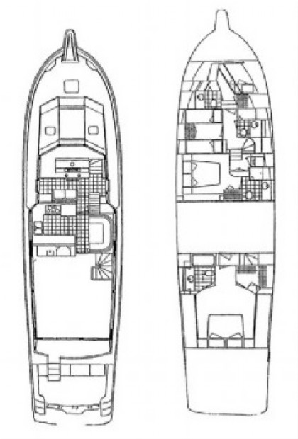 Yacht BELLA SOPHIA -  Layout
