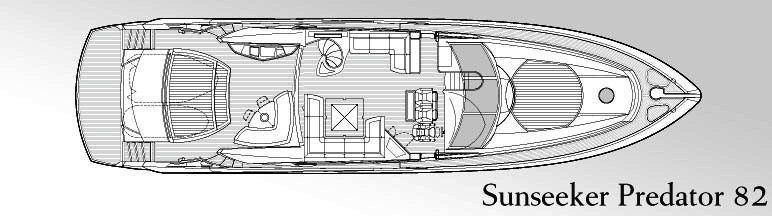 Yacht CHAMPNEYS -  Deck Plan