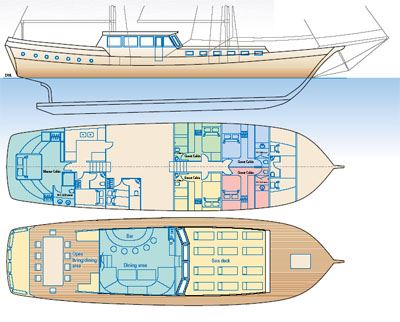 Yacht ELEGANZA -  Layout