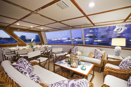 Yacht Georgiana - Aft Deck