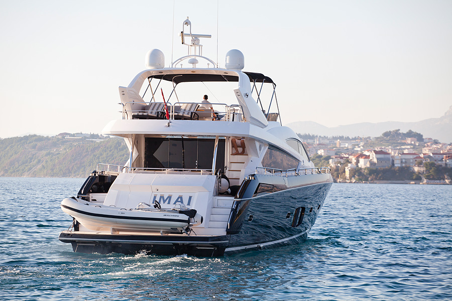 Yacht IMAI -  Aft View