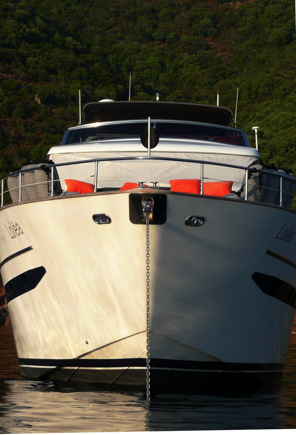 Yacht LOLEA -  Front View
