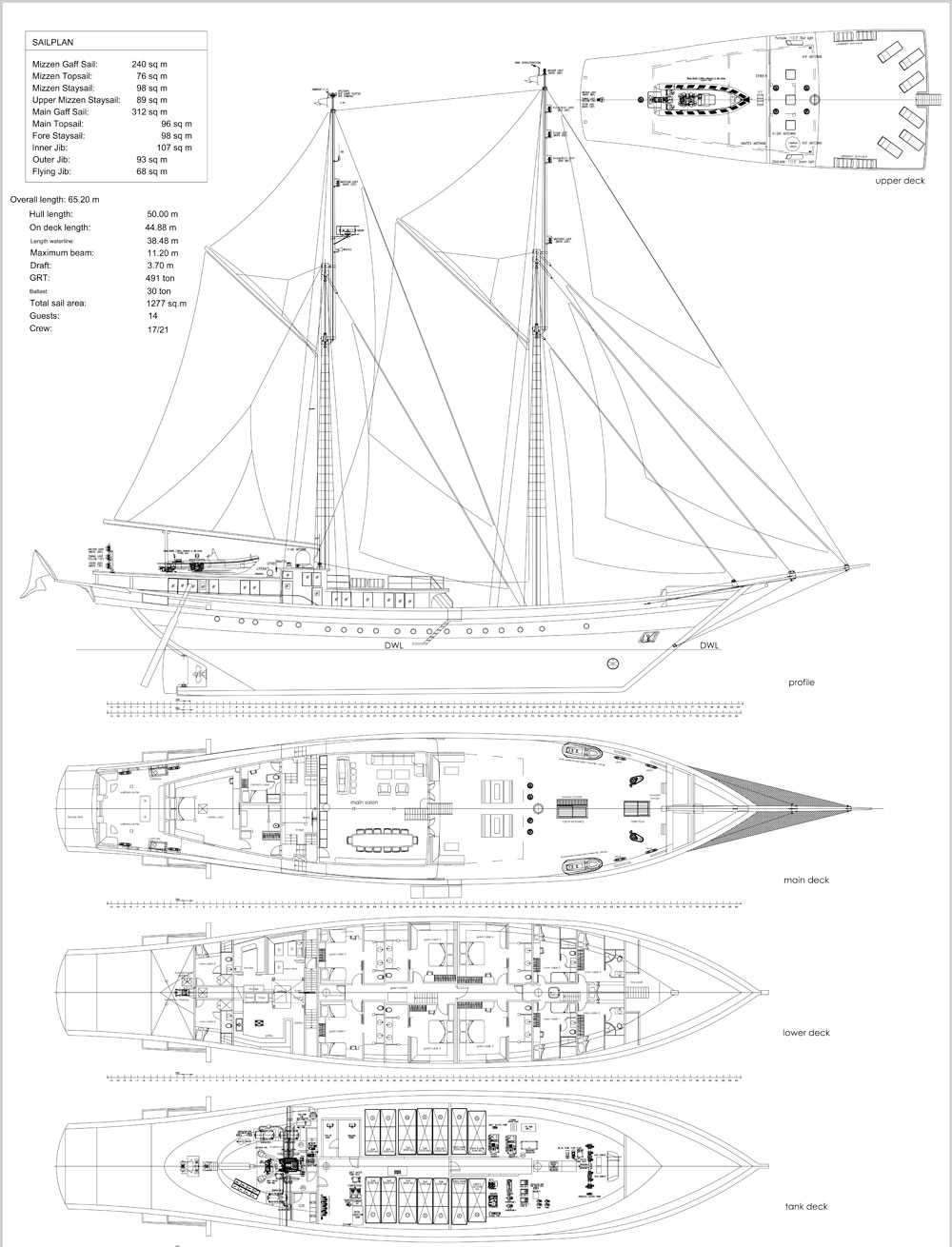 Yacht Lamima - Layout