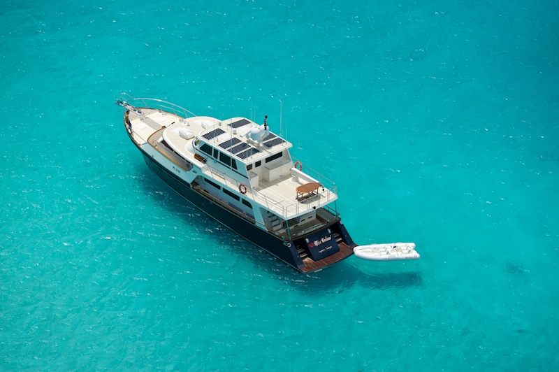 Yacht MISS KULANI -  View from Above