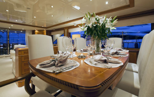 Yacht NEW STAR -  Formal Dining