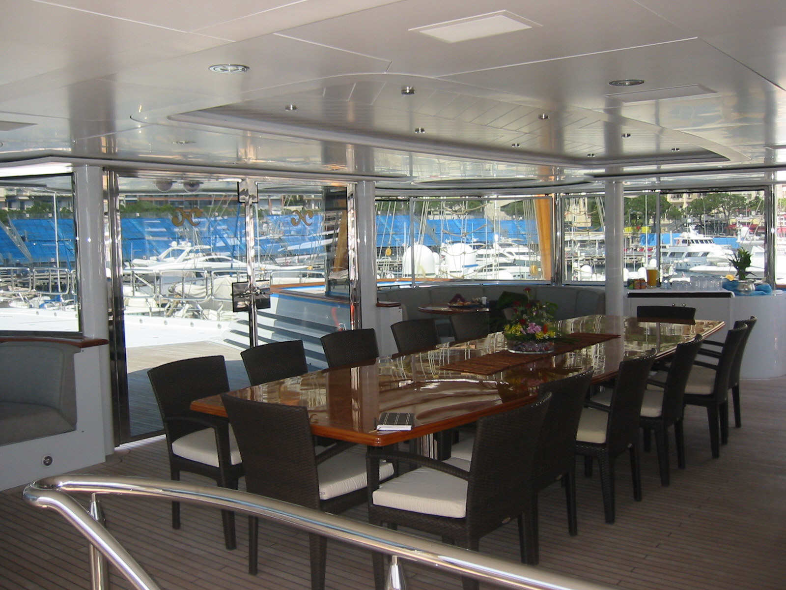 Yacht NOMAD - Upper Deck Al Fresco Dining