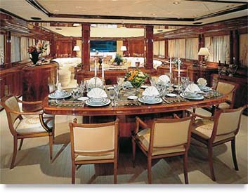 Yacht OPARI -  Formal Dining
