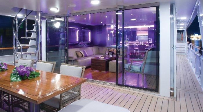 Yacht PAOLYRE -  Aft Deck