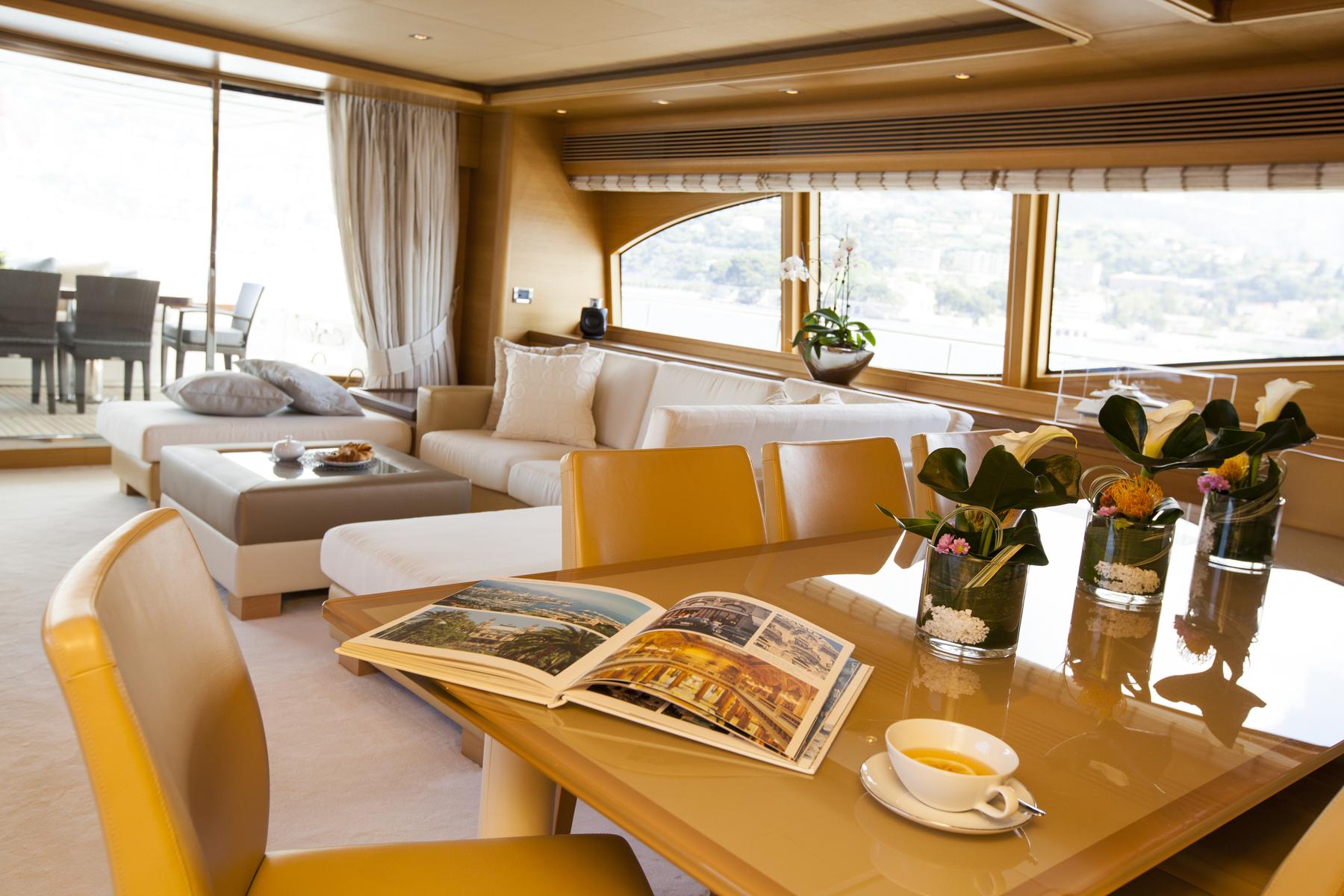 Yacht PERPETUAL -  Dining and Salon