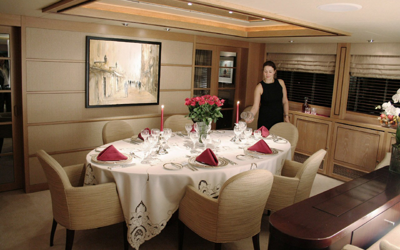 Yacht PHILOSOPHY -  Formal Dining